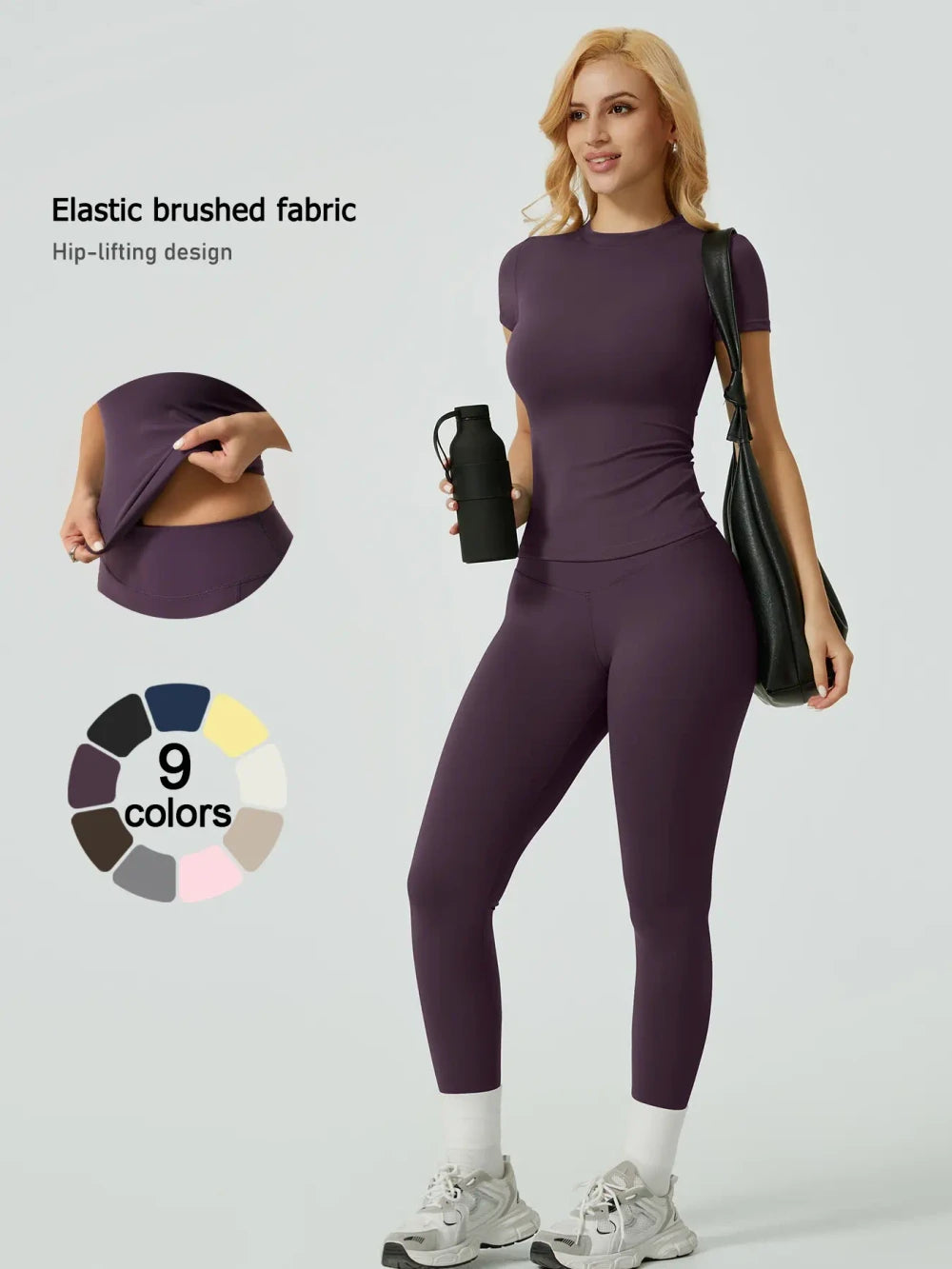 Ribbed Long Sleeve Tee & Leggings Set